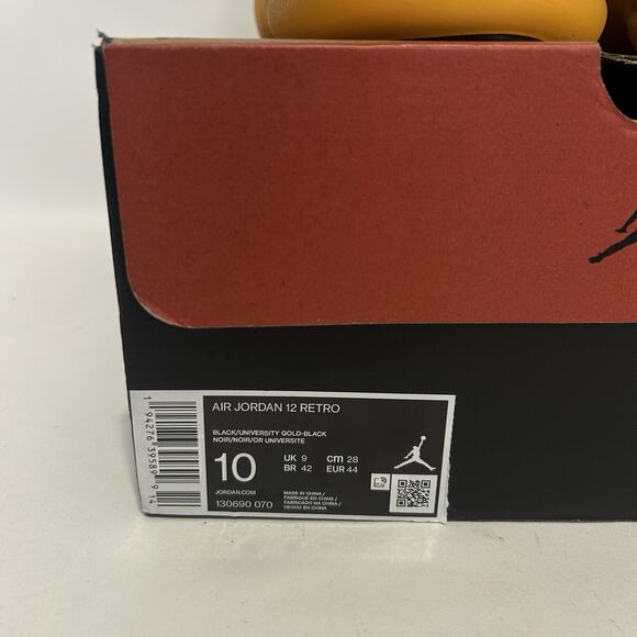 Nike Air Jordan 12 Retro “Black University Gold”